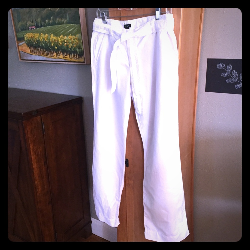 J. Crew White Pants